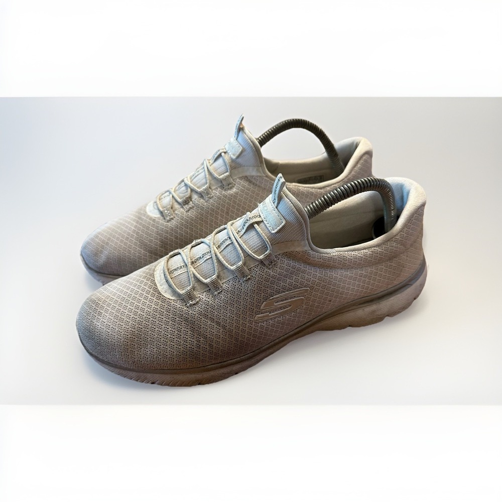 Skechers Summits White Comfy Casual Shoe 12980W Size Womens 9.5 WIDE
